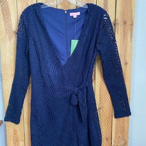 Lilly Pulitzer Navy Romper